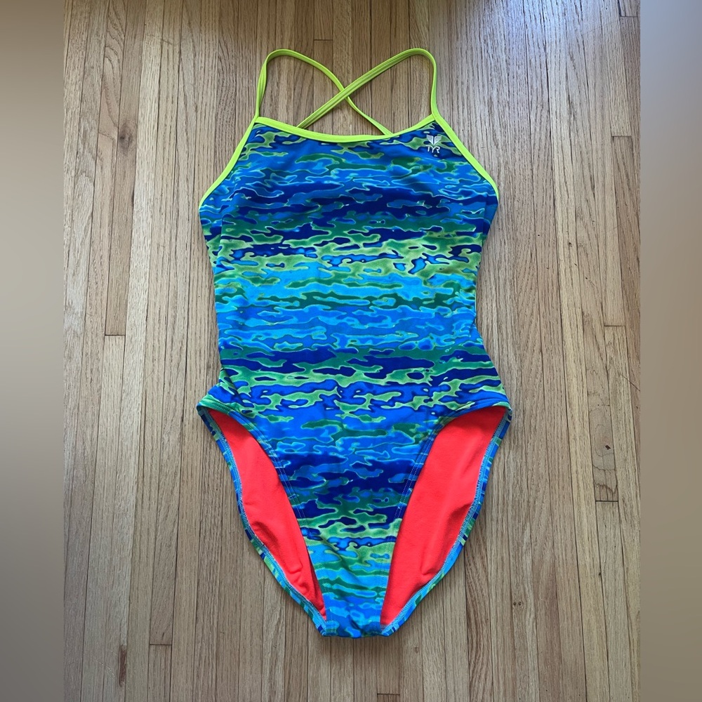 Brightly colored One-Piece swimsuit